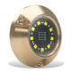 ORA SMX24 - Blue Surface Mount - Blue Color - Underwater Light - Bronze finish - Single blue Color - 3100 fixture lumen 90 degree angle beam - 12 volts - 60-0531- 010-04501-00 - Lumishore